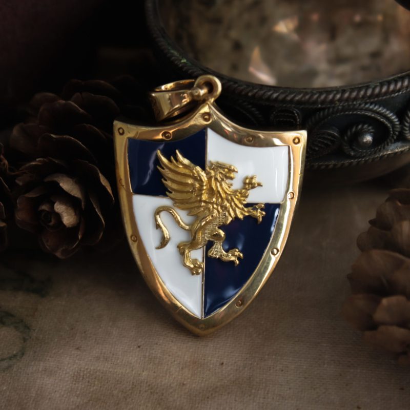 Heroes griffin brooch or pendant