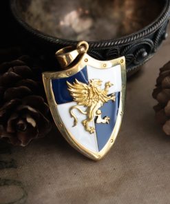 Alternative view of Heroes griffin brooch or pendant