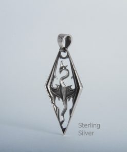 Alternative view of Dragonborn pendant