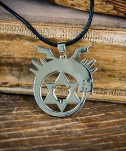 Alternative view of The ouroboros medallion