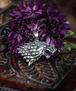 House Stark direwolf pendant