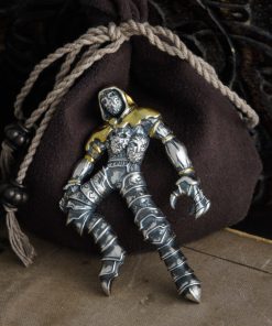 Alternative view of Handmade Jack of Blades pendant