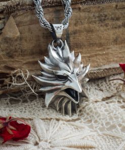 Phoenix medallion, symbol of reborn and sun