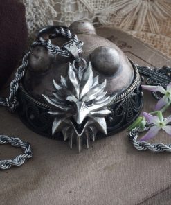 Alternative view of Phoenix medallion, symbol of reborn and sun