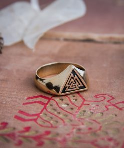Ancient Viking Valknut ring