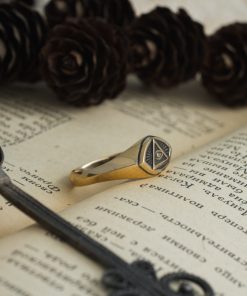 Alternative view of Eye of Providence ring