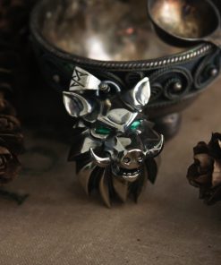 Alternative view of Boar medallion, school of the boar