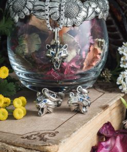 Alternative view of Sterling silver Bear school earrings