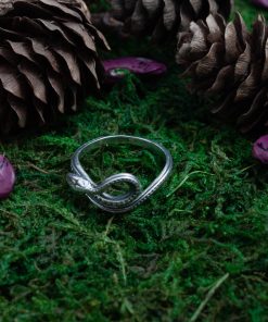 Alternative view of Elegant snake ring