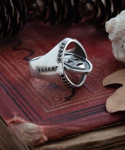 Theatre Mask two-sided flip ring