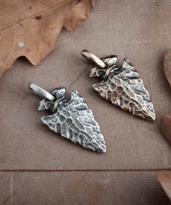Alternative view of Viking arrowhead pendant