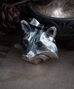 Alternative view of Racoon medallion, school of the racoon