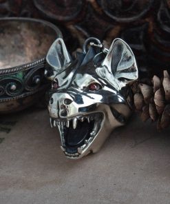 Handmade Hyena pendant