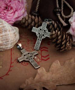 Celtic cross necklace
