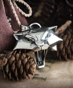 Alternative view of Game accurate School of the Cat medallion