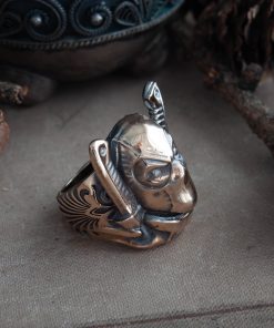 Alternative view of Superhero mask ring