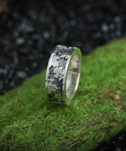 Alternative view of Silver Oak Leaves Ring