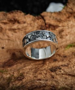 Silver Maple Leaves Ring