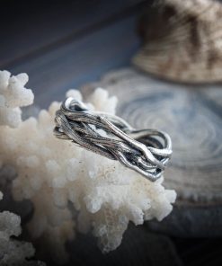 Silver Twig Ring