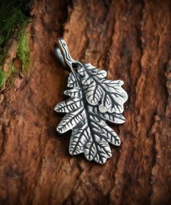 Silver Oak Leaf Pendant
