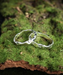 Alternative view of Ring with a Raw Stone Texture