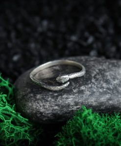 Alternative view of Miniature Snake Ring