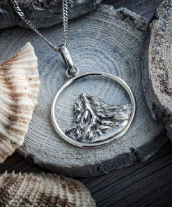 Alternative view of Mountain Peaks pendant