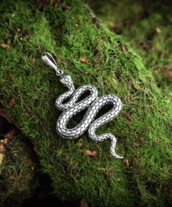 Alternative view of Snake Pendant, Silver