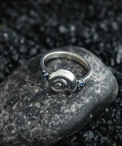 Alternative view of Silver Nautilus Ring