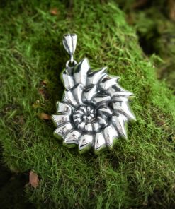 Alternative view of Ammonite Pendant