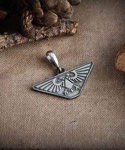 Alternative view of Tiny Imperial Eagle pendant