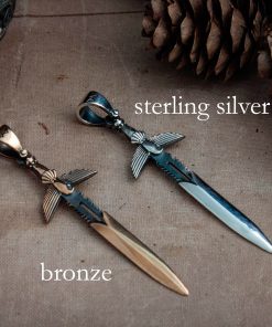 Alternative view of Armageddon's Blade brooch or pendant