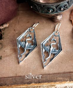 Alternative view of Dragonborn earrings